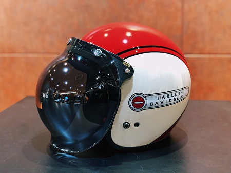 JET HELMET×BUBBLE SHIELD | ハーレーダビッドソン京都 スタッフブログ